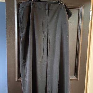 Lane Bryant Modernist Style Black Trousers Sz 20!